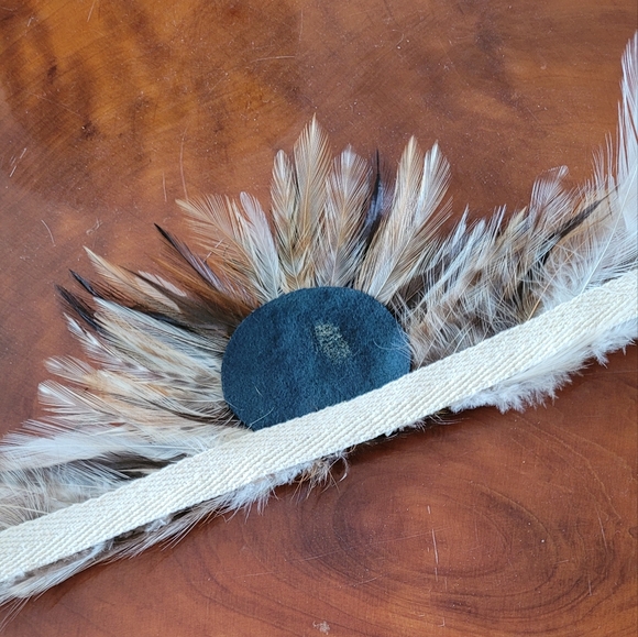 Stunning natural feather trim - Picture 3 of 4